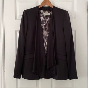 ★ Tahari ASL | Black Draped Blazer Jacket, US 10 ★